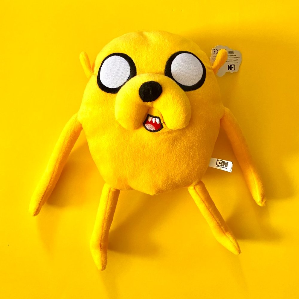 Toy Factory Cartoon Network Adventure Time Jake the Dog Plush Toy (NWT)